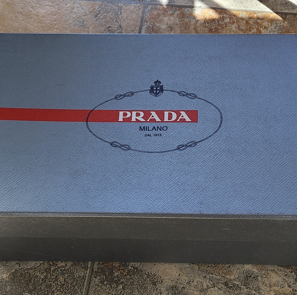 Prada Shoe Box with a bag